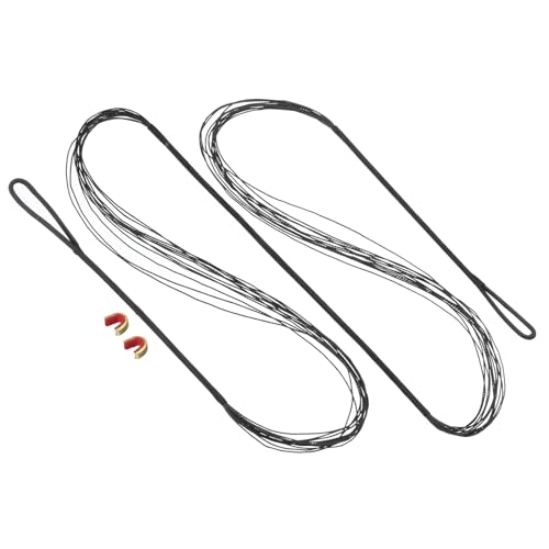 PATIKIL Bogenschnur-Ersatz, 12 Stränge Recurve-Bogenschnur mit Nockpunkt für AMO 50" traditionellen Recurve-Bogen, Schwarz PATIKIL Bogenschnur-Ersatz, 12 Stränge Recurve-Bogenschnur mit Nockpunkt für AMO 50" traditionellen Recurve-Bogen, Schwarz von PATIKIL