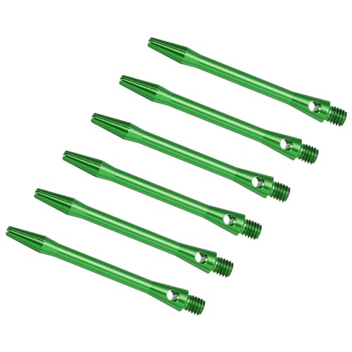 PATIKIL Dart Schäfte 48mm/1,9 Zoll, 6er Pack 2BA Gewinde Aluminium Dart Stiele Dart Zubehör für Steeldart, Grün PATIKIL Dart Schäfte 48mm/1,9 Zoll, 6er Pack 2BA Gewinde Aluminium Dart Stiele Dart Zubehör für Steeldart, Grün von PATIKIL
