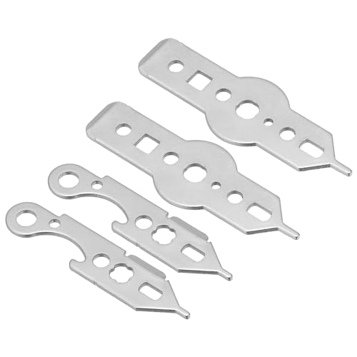 PATIKIL Dart Schraubenschlüssel Werkzeugset, 4-teiliges Mehrzweck-Dartzubehör für Aluminiumstangen und Dartspitzen, Silberton PATIKIL Dart Schraubenschlüssel Werkzeugset, 4-teiliges Mehrzweck-Dartzubehör für Aluminiumstangen und Dartspitzen, Silberton von PATIKIL