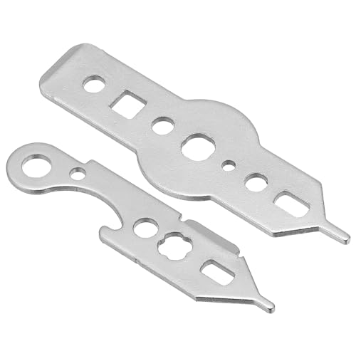 PATIKIL Dart Schraubenschlüssel Werkzeugset, Set mit 2 Mehrzweck-Dart-Zubehörteilen für Aluminiumstangen und Dartspitzen, Silberton PATIKIL Dart Schraubenschlüssel Werkzeugset, Set mit 2 Mehrzweck-Dart-Zubehörteilen für Aluminiumstangen und Dartspitzen, Silberton von PATIKIL