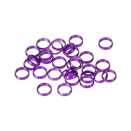 PATIKIL Dart Welle Ringe 30 Pack Aluminum Dart O-Ring für Verbesserter Griff Lila von PATIKIL