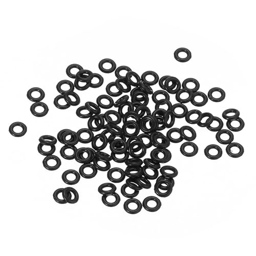 PATIKIL Dartschacht O-Ringe 100stk rutschfest Dartschacht Gummi O Ring für Metall Schäfte Wurfpfeil Werkzeug Zubehör Schwarz PATIKIL Dartschacht O-Ringe 100stk rutschfest Dartschacht Gummi O Ring für Metall Schäfte Wurfpfeil Werkzeug Zubehör Schwarz von PATIKIL