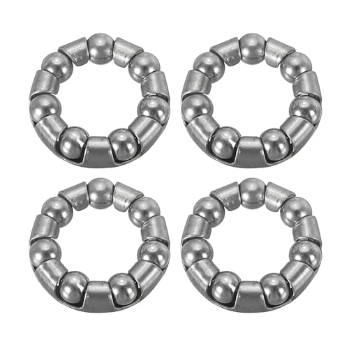 PATIKIL Fahrrad Kugelkurbel Lager 3/16 Zoll x 7 Kugeln, 4er Pack Edelstahl Fahrradlager Ersatz Fahrradteile Reparatur Zubehör für Fahrrad Vorne Hinten, Silber PATIKIL Fahrrad Kugelkurbel Lager 3/16 Zoll x 7 Kugeln, 4er Pack Edelstahl Fahrradlager Ersatz Fahrradteile Reparatur Zubehör für Fahrrad Vorne Hinten, Silber von PATIKIL