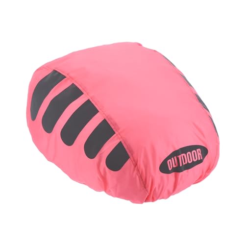 PATIKIL Fahrradhelm-Abdeckung, Motorradhelm-Regenschutz, Helmabdeckung mit reflektierendem Streifen für Straßenradfahren, Pink PATIKIL Fahrradhelm-Abdeckung, Motorradhelm-Regenschutz, Helmabdeckung mit reflektierendem Streifen für Straßenradfahren, Pink von PATIKIL