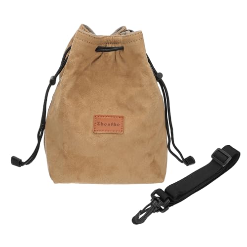 PATIKIL Kameratasche, Zugbeutel mit verstellbarem Schultergurt, tragbare Handtasche für DSLR-Kamera, Braun, Größe M PATIKIL Kameratasche, Zugbeutel mit verstellbarem Schultergurt, tragbare Handtasche für DSLR-Kamera, Braun, Größe M von PATIKIL
