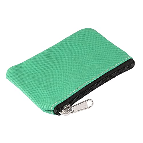 PATIKIL Münzbeutel Klein Organizer mit Reißverschluß Segeltuch für Haus 3"x5" Grün PATIKIL Münzbeutel Klein Organizer mit Reißverschluß Segeltuch für Haus 3"x5" Grün von PATIKIL