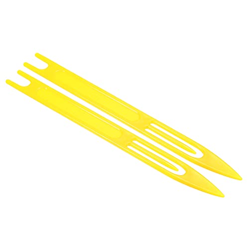 PATIKIL Netznadel Schiffchen 10# 2 × Paket Plastik Fischernetz Reparatur Werkzeug Gelb PATIKIL Netznadel Schiffchen 10# 2 × Paket Plastik Fischernetz Reparatur Werkzeug Gelb von PATIKIL
