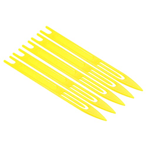 PATIKIL Netznadel Schiffchen 9# 5 × Paket Plastik Fischernetz Reparatur Werkzeug Gelb PATIKIL Netznadel Schiffchen 9# 5 × Paket Plastik Fischernetz Reparatur Werkzeug Gelb von PATIKIL