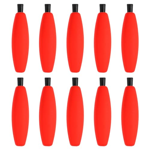 PATIKIL Peg Float 1.9", 10 Stück Eva-Foam-Posen mit Rohr für Welsmontagen, Süßwasser- und Salzwasserangeln, Rot PATIKIL Peg Float 1.9", 10 Stück Eva-Foam-Posen mit Rohr für Welsmontagen, Süßwasser- und Salzwasserangeln, Rot von PATIKIL