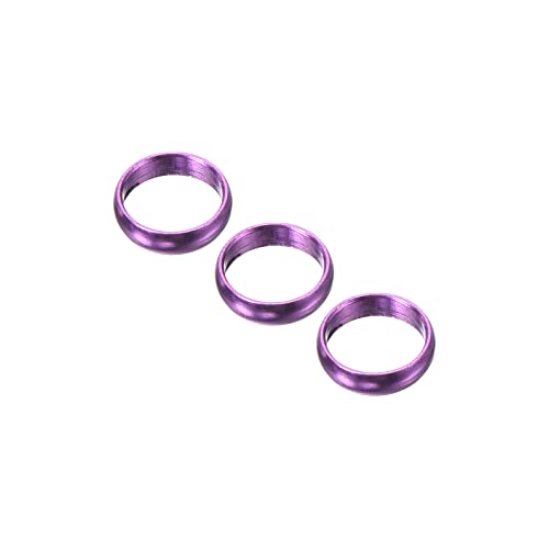 PATIKIL Pfeil Schachtringe Aluminum Pfeil O-Ring Zubehör für Plastik und Nylon Schächte - 3Pack (Lila) von PATIKIL