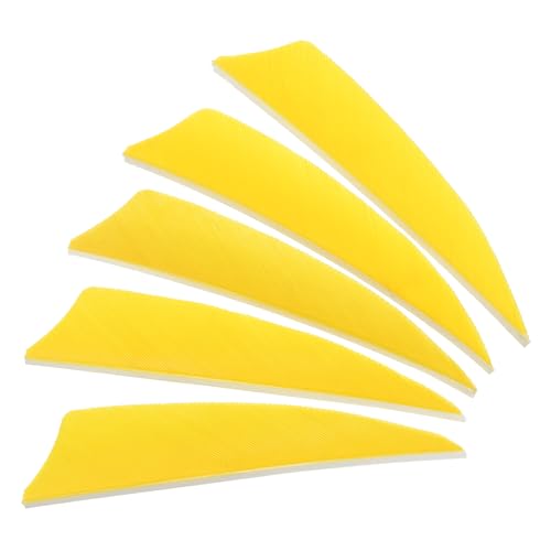 PATIKIL Pfeilfedern 50er Pack 3 Zoll Pfeil Truthahnfeder Fletch Linker Flügel Fletching Gelb Pfeil-Befiederung für DIY Zielschießen PATIKIL Pfeilfedern 50er Pack 3 Zoll Pfeil Truthahnfeder Fletch Linker Flügel Fletching Gelb Pfeil-Befiederung für DIY Zielschießen von PATIKIL