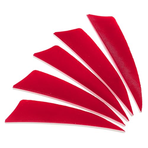 PATIKIL Pfeilfedern 50er Pack 3 Zoll Pfeil Türkei Feder Fletch Linker Flügel Fletching Rot Pfeil-Befiederung für DIY Zielschießen PATIKIL Pfeilfedern 50er Pack 3 Zoll Pfeil Türkei Feder Fletch Linker Flügel Fletching Rot Pfeil-Befiederung für DIY Zielschießen von PATIKIL