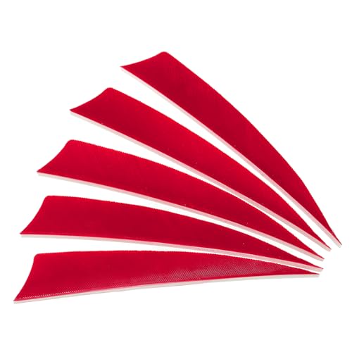 PATIKIL Pfeilfedern 50er Pack 4 Zoll Pfeil Truthahnfeder Fletch Linker Flügel Fletching Rot Pfeil-Befiederung für DIY Zielschießen PATIKIL Pfeilfedern 50er Pack 4 Zoll Pfeil Truthahnfeder Fletch Linker Flügel Fletching Rot Pfeil-Befiederung für DIY Zielschießen von PATIKIL