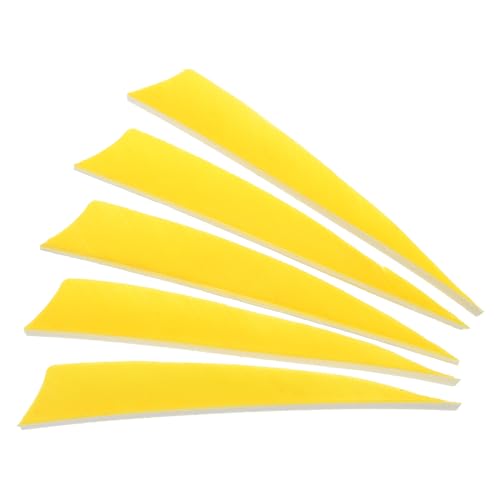 PATIKIL Pfeilfedern 50er Pack 4 Zoll Pfeil Türkei Federbefiederung Linker Flügel Gelb Pfeil-Befiederung für DIY Zielschießen PATIKIL Pfeilfedern 50er Pack 4 Zoll Pfeil Türkei Federbefiederung Linker Flügel Gelb Pfeil-Befiederung für DIY Zielschießen von PATIKIL