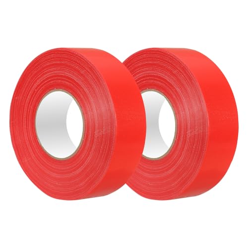 PATIKIL Pickleball Court Tape 2 in x 302ft, 2 Stück Pickleball Court Marking Kit für Indoor/Outdoor Tennis Volleyball Badminton Court, Rot von PATIKIL