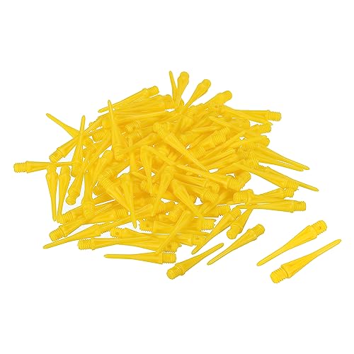 PATIKIL Plastik Dartspitzen 100 Pack 2BA Gewinde Weich Dart Spitzen Ersatz Plastik Spitze Weich Spitze Dart Zubehör Gelb PATIKIL Plastik Dartspitzen 100 Pack 2BA Gewinde Weich Dart Spitzen Ersatz Plastik Spitze Weich Spitze Dart Zubehör Gelb von PATIKIL