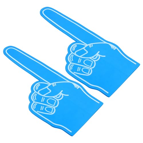PATIKIL Riesiger Schaumstofffinger 18 Zoll, 2er Pack Eva DIY Blanko Schaumstoffhand für Sportveranstaltungen, Spirit-Spiele, Partys, Blau PATIKIL Riesiger Schaumstofffinger 18 Zoll, 2er Pack Eva DIY Blanko Schaumstoffhand für Sportveranstaltungen, Spirit-Spiele, Partys, Blau von PATIKIL