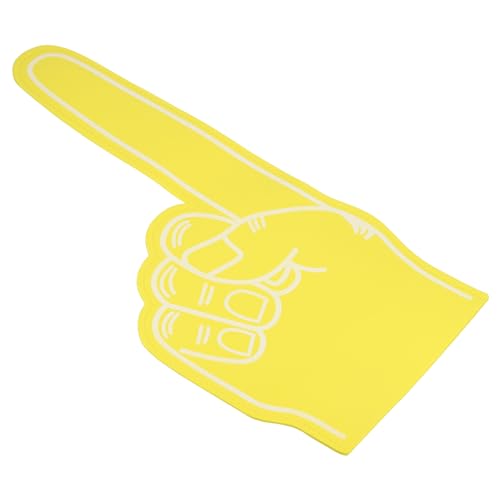 PATIKIL Riesiger Schaumstofffinger 18 Zoll, Eva DIY Blanko Schaumstoffhand für Sportveranstaltungen, Spirit-Spiele, Partys, Gelb PATIKIL Riesiger Schaumstofffinger 18 Zoll, Eva DIY Blanko Schaumstoffhand für Sportveranstaltungen, Spirit-Spiele, Partys, Gelb von PATIKIL