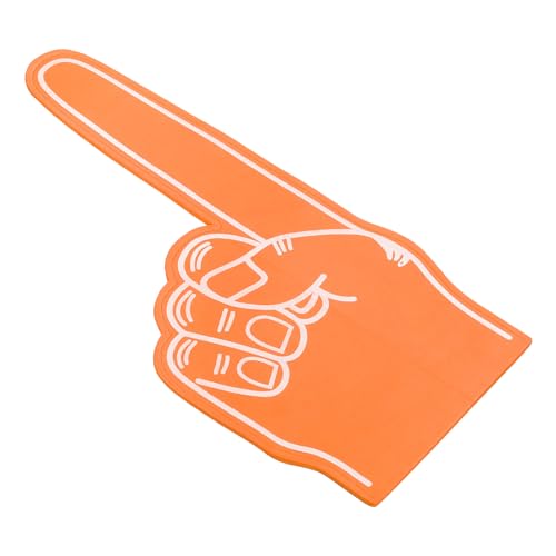 PATIKIL Riesiger Schaumstofffinger 18 Zoll, Eva DIY Blanko Schaumstoffhand für Sportveranstaltungen, Spirit-Spiele, Partys, Orange PATIKIL Riesiger Schaumstofffinger 18 Zoll, Eva DIY Blanko Schaumstoffhand für Sportveranstaltungen, Spirit-Spiele, Partys, Orange von PATIKIL