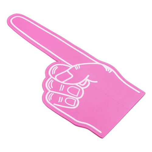 PATIKIL Riesiger Schaumstofffinger 18 Zoll, Eva DIY Blanko Schaumstoffhand für Sportveranstaltungen, Spirit-Spiele, Partys, Pink PATIKIL Riesiger Schaumstofffinger 18 Zoll, Eva DIY Blanko Schaumstoffhand für Sportveranstaltungen, Spirit-Spiele, Partys, Pink von PATIKIL