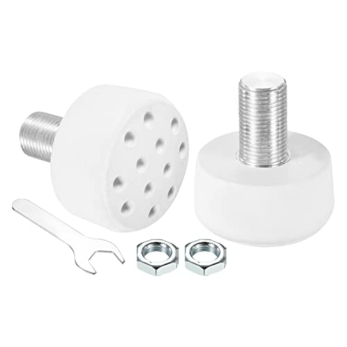 PATIKIL Rollschuh Zehenstopfen mit 0.6'' Bolzen 1Paar 82A Bremstöpfe mit Löcher Weiß PATIKIL Rollschuh Zehenstopfen mit 0.6'' Bolzen 1Paar 82A Bremstöpfe mit Löcher Weiß von PATIKIL