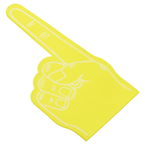 PATIKIL Schaum Finger 18" DIY Leer Schaum Hand Cheerleading für Leichtathletik Sport Spiel Veranstaltungen Gelb PATIKIL Schaum Finger 18" DIY Leer Schaum Hand Cheerleading für Leichtathletik Sport Spiel Veranstaltungen Gelb von PATIKIL