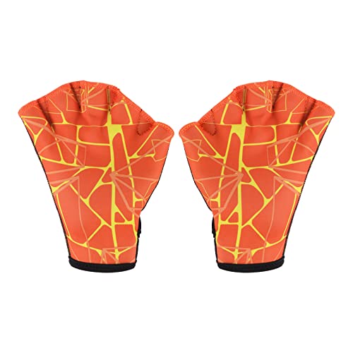 PATIKIL Schwimmen Wasserhandschuhe Netzschwimmen Handschuhe Drucker Wasser Widerstand Training Zubehör für Schwimmen und Tauchen M Orange PATIKIL Schwimmen Wasserhandschuhe Netzschwimmen Handschuhe Drucker Wasser Widerstand Training Zubehör für Schwimmen und Tauchen M Orange von PATIKIL