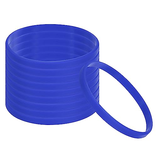 PATIKIL Silikon Armbänder 30 Pack Farbig Gummi Armbänder Leer Dehnbare Sportbänder für Erwachsene Teenager Sport Teamspiele Dunkel Blau PATIKIL Silikon Armbänder 30 Pack Farbig Gummi Armbänder Leer Dehnbare Sportbänder für Erwachsene Teenager Sport Teamspiele Dunkel Blau von PATIKIL