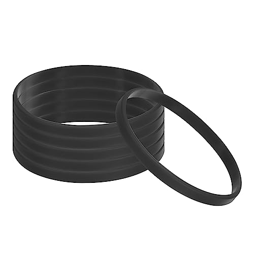 PATIKIL Silikon Armbänder 6 Pack Farbig Gummi Armbänder Leer Dehnbare Sportbänder für Erwachsene Teenager Sport Teamspiele Schwarz PATIKIL Silikon Armbänder 6 Pack Farbig Gummi Armbänder Leer Dehnbare Sportbänder für Erwachsene Teenager Sport Teamspiele Schwarz von PATIKIL