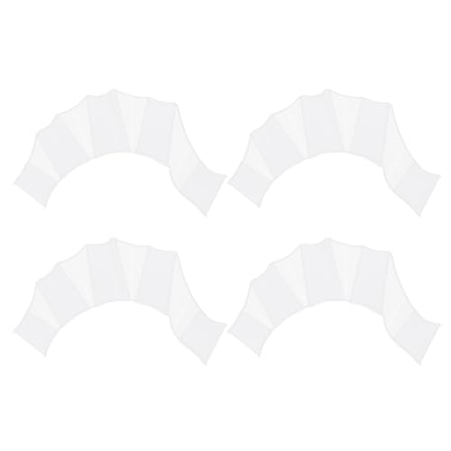 PATIKIL Silikon Schwimmhandschuhe, 2 Paar Flossen-Handschuhe mit Fingern im Frosch-Stil für Wassersport-Training, Weiß, L PATIKIL Silikon Schwimmhandschuhe, 2 Paar Flossen-Handschuhe mit Fingern im Frosch-Stil für Wassersport-Training, Weiß, L von PATIKIL