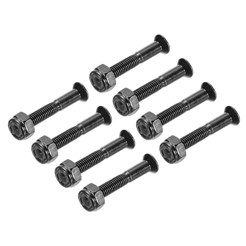 PATIKIL Skateboard Hardware Kit 1.25" Montage Schrauben Volle Gewinde Bolzen Muttern Set für Skateboard Cruiser Schwarz PATIKIL Skateboard Hardware Kit 1.25" Montage Schrauben Volle Gewinde Bolzen Muttern Set für Skateboard Cruiser Schwarz von PATIKIL