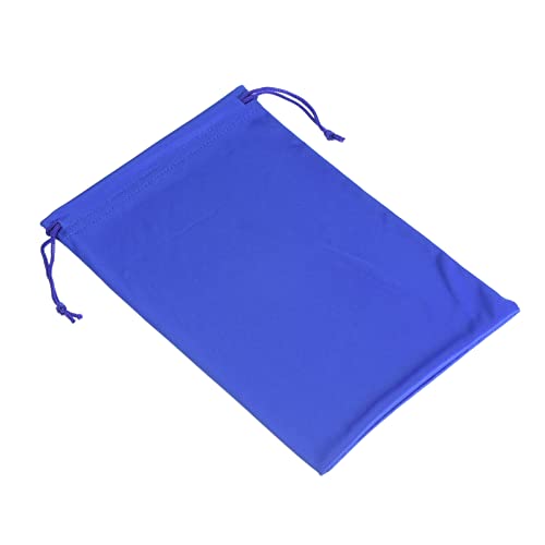 PATIKIL Ski Brillen Tasche Mikrofaser Schneebrille Abdeckung Weiche Aufbewahrung Hülle Kordelzug Tasche für Sonnenbrille Kamera Linsen Blau von PATIKIL