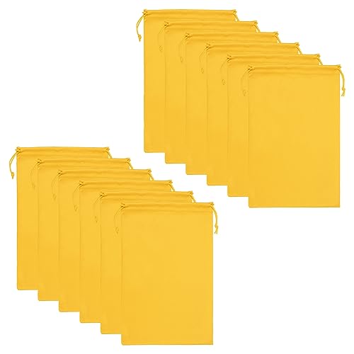 PATIKIL Skibrille Tasche 12 Packung Weich Mikrofaser Schneebrille Schützende Lagerung Gehäuse Hülse Kordelzug Etui für Kamera Linsen Sonnenbrille Brillengläser Gelb PATIKIL Skibrille Tasche 12 Packung Weich Mikrofaser Schneebrille Schützende Lagerung Gehäuse Hülse Kordelzug Etui für Kamera Linsen Sonnenbrille Brillengläser Gelb von PATIKIL