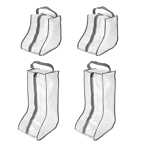 PATIKIL Stiefel Lagertasche 4 Pack Staubschutz Stiefel Schützer Tasche Lang/Kurz Stiefel Tragetaschen für Haus Reisen Grau PATIKIL Stiefel Lagertasche 4 Pack Staubschutz Stiefel Schützer Tasche Lang/Kurz Stiefel Tragetaschen für Haus Reisen Grau von PATIKIL