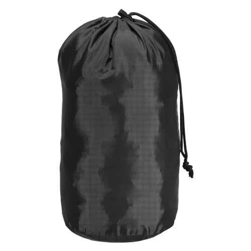 PATIKIL Stuff Sack, 6 x 12,5 Zoll wasserdichter Outdoor-Aufbewahrungssack aus ultraleichtem Nylon mit Zugband und Staubschutzklappe für Camping, Schwarz PATIKIL Stuff Sack, 6 x 12,5 Zoll wasserdichter Outdoor-Aufbewahrungssack aus ultraleichtem Nylon mit Zugband und Staubschutzklappe für Camping, Schwarz von PATIKIL