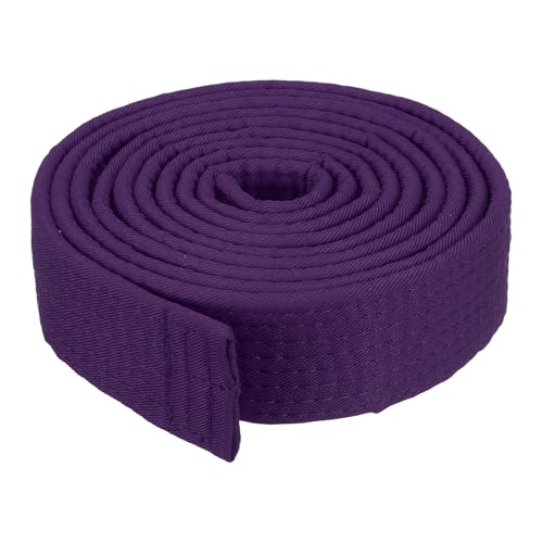 PATIKIL Taekwondo Farbiger Ranggürtel 1,6" x7,9Ft 2,4m, Polyester Kampfkunst Judo Karate Gürtel für Trainer Unterricht Praxis, Lila PATIKIL Taekwondo Farbiger Ranggürtel 1,6" x7,9Ft 2,4m, Polyester Kampfkunst Judo Karate Gürtel für Trainer Unterricht Praxis, Lila von PATIKIL