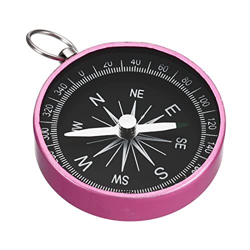 PATIKIL Tasche Kompass Navigation Kompass mit Schlüsselring für Draußen Wandern Rosa PATIKIL Tasche Kompass Navigation Kompass mit Schlüsselring für Draußen Wandern Rosa von PATIKIL