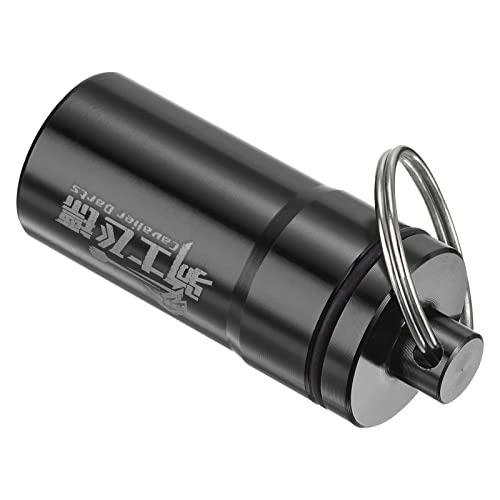 PATIKIL Tragbare Dart-Zubehör Aufbewahrungsbox, Aluminium Dart Soft Tips Aufbewahrungsbox mit Schlüsselring für Dart Flight Protectors, O-Ringe, Schwarz PATIKIL Tragbare Dart-Zubehör Aufbewahrungsbox, Aluminium Dart Soft Tips Aufbewahrungsbox mit Schlüsselring für Dart Flight Protectors, O-Ringe, Schwarz von PATIKIL