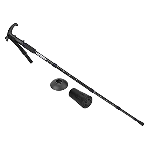 PATIKIL Trekkingstöcke Zusammenklappbare Teleskop Wanderstange 21-43 Zoll T Griff mit Schlammkorb Aluminiumlegierung für Outdoor Wandern Camping Schwarz PATIKIL Trekkingstöcke Zusammenklappbare Teleskop Wanderstange 21-43 Zoll T Griff mit Schlammkorb Aluminiumlegierung für Outdoor Wandern Camping Schwarz von PATIKIL