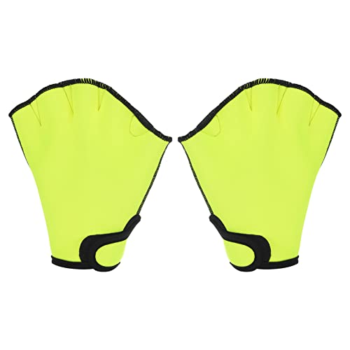 PATIKIL Webbed Schwimm Handschuhe Unisex Schwimmen Widerstand Handschuhe Wasser Widerstand Training Zubehör für Schwimmen und Tauchen L Gelb PATIKIL Webbed Schwimm Handschuhe Unisex Schwimmen Widerstand Handschuhe Wasser Widerstand Training Zubehör für Schwimmen und Tauchen L Gelb von PATIKIL