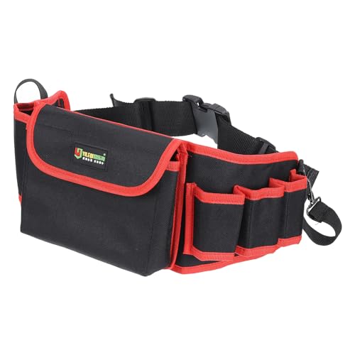 PATIKIL Werkzeuggürtel, Baugürtel für Zimmerleute, Elektriker, Werkzeugtasche mit Taschenorganizer für Männer und Frauen, Rot PATIKIL Werkzeuggürtel, Baugürtel für Zimmerleute, Elektriker, Werkzeugtasche mit Taschenorganizer für Männer und Frauen, Rot von PATIKIL