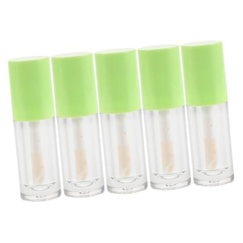 PATKAW 5 Stück Lipgloss Röhre Lippentönung Klarer Lipgloss 6 Ml Glanztuben Lippenstiftfläschchen Lippenglasur Flasche Leere Lipgloss Behälter Bleistift Lippenöl Flaschen Leere von PATKAW