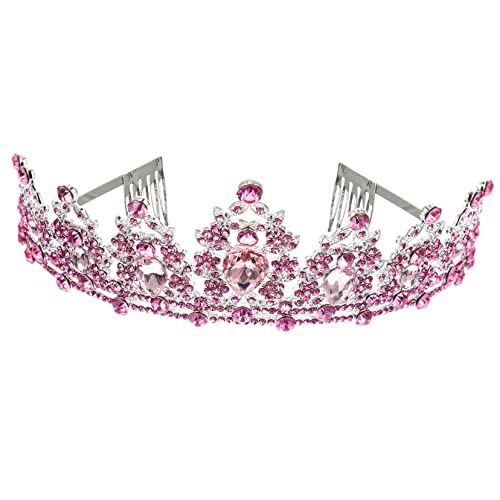 PATKAW Brautkrone goldene Tiara Brautdekorationen Dekorationsfest Strasssteine Wedding Hair Accessories hochzeitsschmuck hochzeitsdeko Braut Hochzeit Tiara Frauen Kopfschmuck Legierung von PATKAW