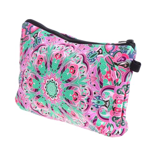 PATKAW Kosmetiktasche Taschen Schwamm Mini Blumen-Make-up-Tasche kosmetische Reisetasche Cosmetic Bag kosmetikbeutel federkästchen Kulturbeutel Make-up-Tasche mit Reißverschluss Polyester von PATKAW