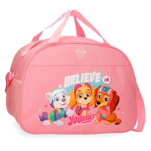 Joumma Paw Patrol Paw Patrol Believe in Yourself Reisetasche, Rosa, 40 x 28 x 22 cm, Polyester, 24,64 l, Rosa, Talla única, Reisetasche Joumma Paw Patrol Paw Patrol Believe in Yourself Reisetasche, Rosa, 40 x 28 x 22 cm, Polyester, 24,64 l, Rosa, Talla única, Reisetasche von PAW PATROL