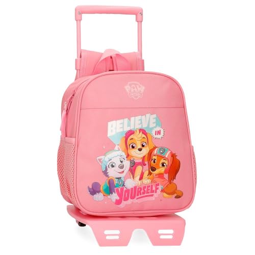 Joumma Paw Patrol Paw Patrol Believe in Yourself Vorschulrucksack mit Trolley, Rosa, 23 x 25 x 10 cm, Polyester, 5,25 l, Rosa, Talla única, Vorschulrucksack mit Trolley Joumma Paw Patrol Paw Patrol Believe in Yourself Vorschulrucksack mit Trolley, Rosa, 23 x 25 x 10 cm, Polyester, 5,25 l, Rosa, Talla única, Vorschulrucksack mit Trolley von PAW PATROL