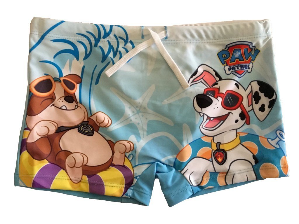 PAW PATROL Boxer-Badehose Badehose mit Gummibund und Schnüren hellblau PAW PATROL Boxer-Badehose Badehose mit Gummibund und Schnüren hellblau von PAW PATROL