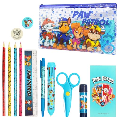 PAW PATROL Federmäppchen und Schreibwaren-Set, Schulbedarf - Geschenke für Kinder von PAW PATROL