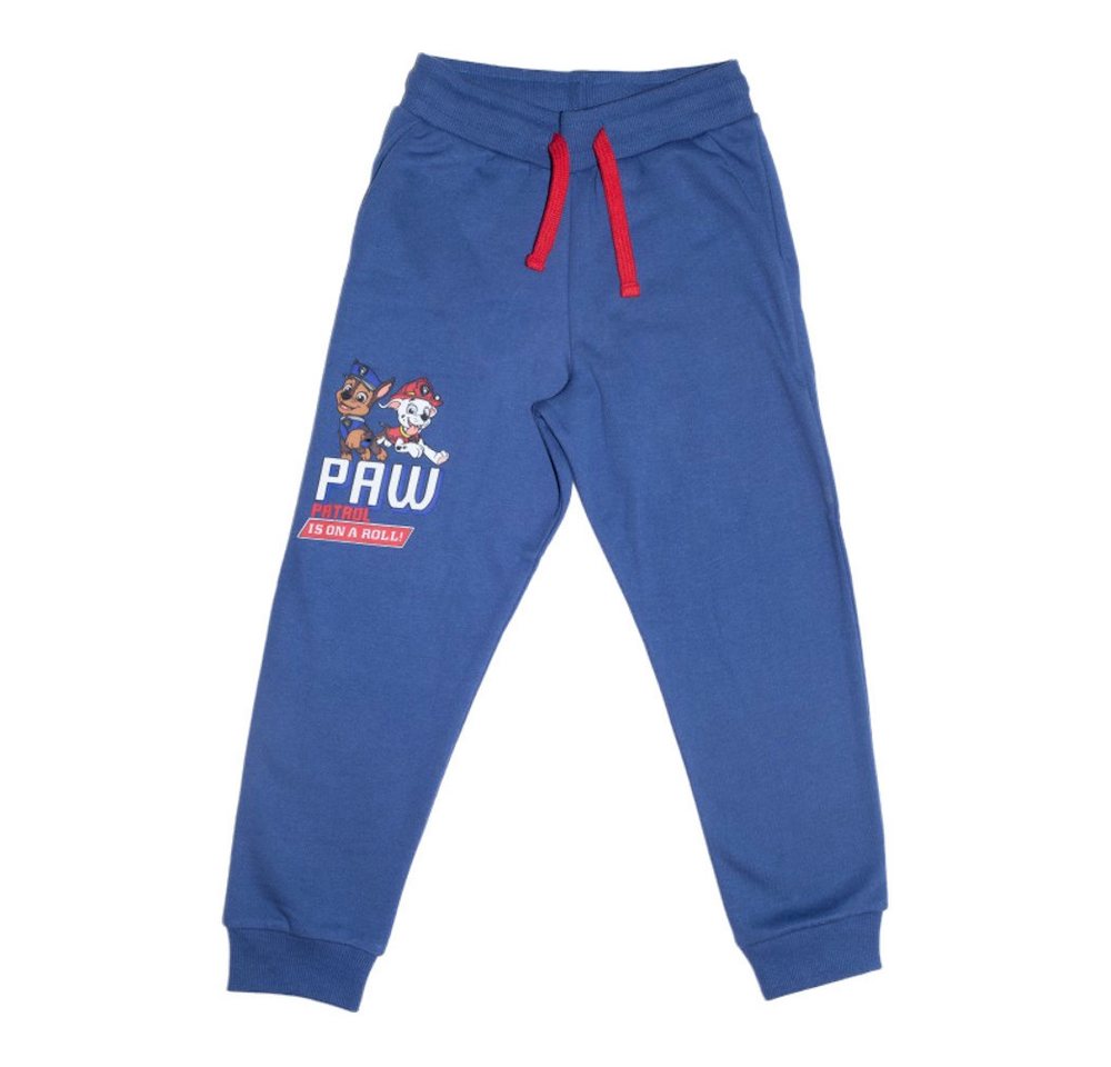 PAW PATROL Jogginghose PAW Patrol Jogginghose mit Schriftzug "on a Roll!", blau PAW PATROL Jogginghose PAW Patrol Jogginghose mit Schriftzug "on a Roll!", blau von PAW PATROL