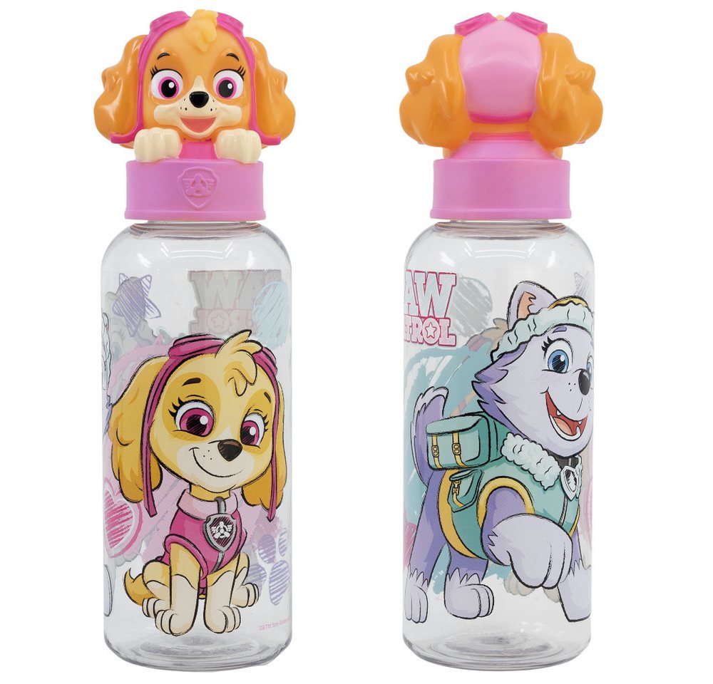 PAW PATROL Trinkflasche Paw Patrol Skye 3D Figur Deckel Wasserflasche Flasche 560 ml von PAW PATROL